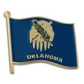 Oklahoma State Flag Pin
